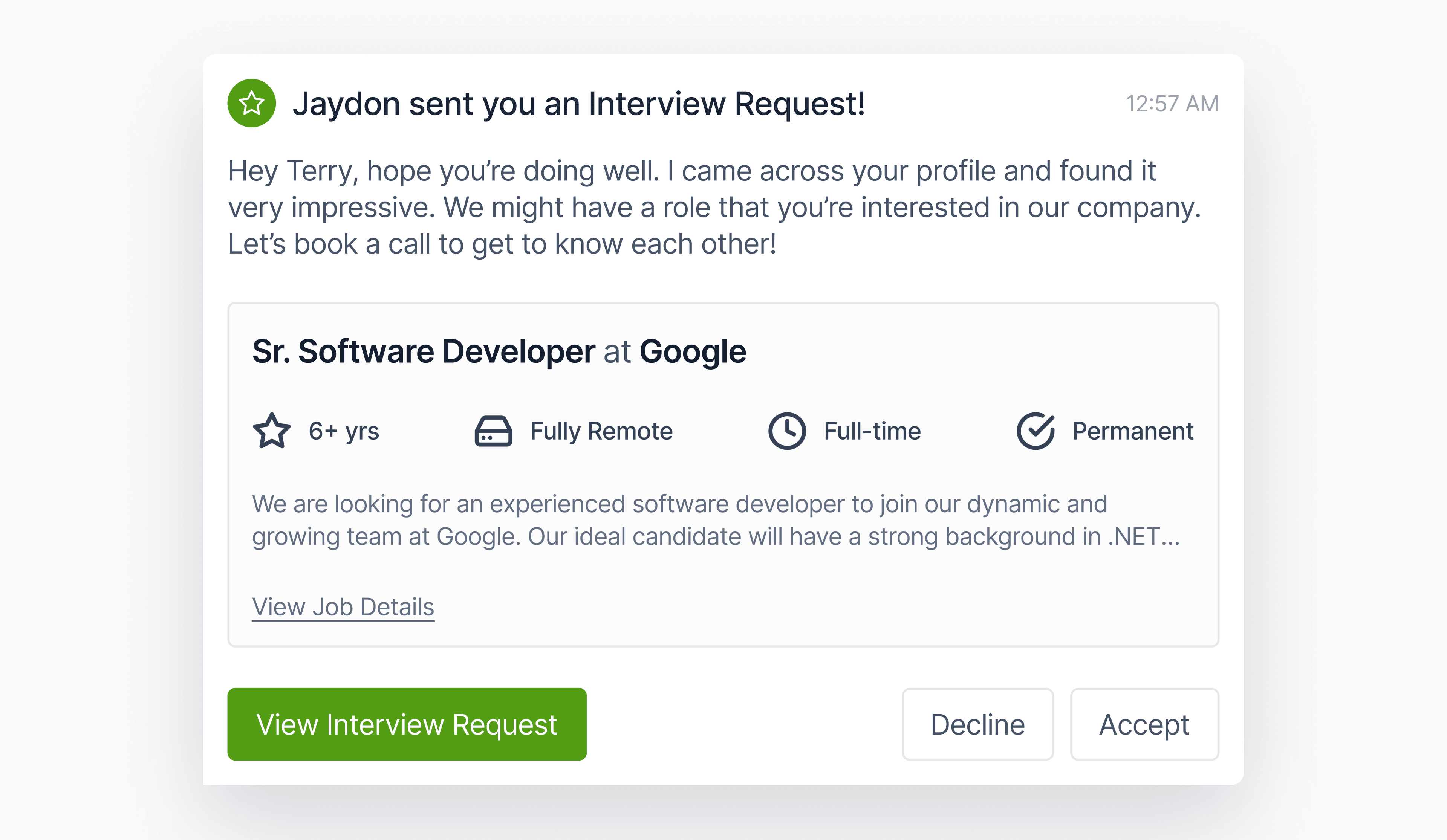 Respond to Job Opportunities